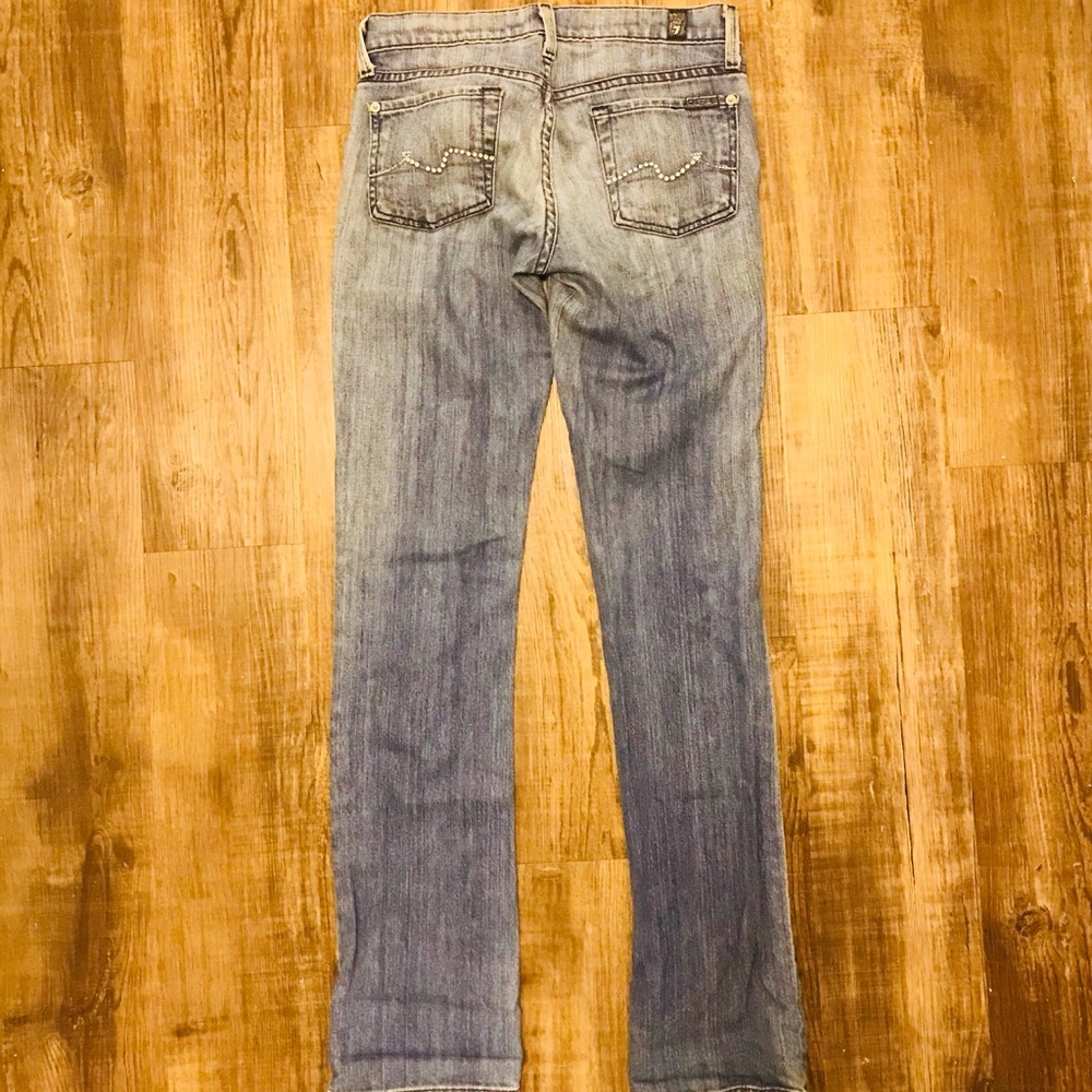 Beautiful rhinestone seven jeans